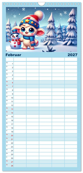 Buddy Stars - Abenteuer für Kinder (CALVENDO Familienplaner 2027)