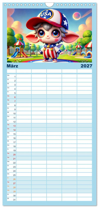 Buddy Stars - Abenteuer für Kinder (CALVENDO Familienplaner 2027)