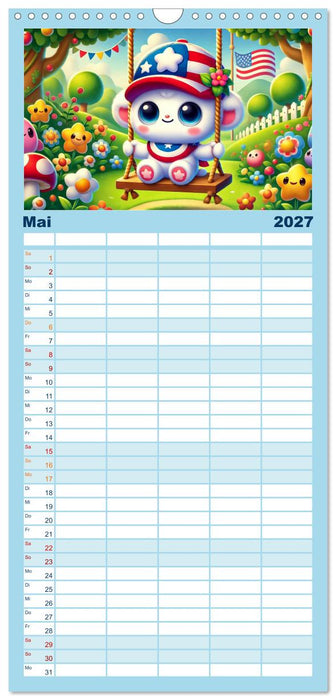 Buddy Stars - Abenteuer für Kinder (CALVENDO Familienplaner 2027)