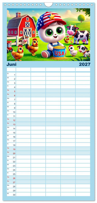 Buddy Stars - Abenteuer für Kinder (CALVENDO Familienplaner 2027)