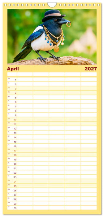 Tierische Redewendungen - Ein Kalender voller Sprüche und Sprachbilder (CALVENDO Familienplaner 2027)