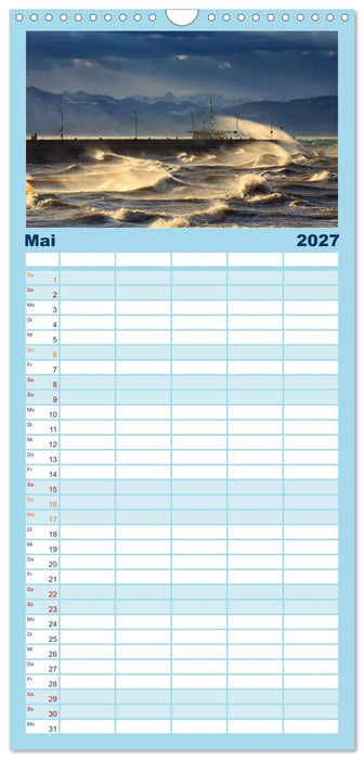 Bodensee Weitblicke (CALVENDO Familienplaner 2027)