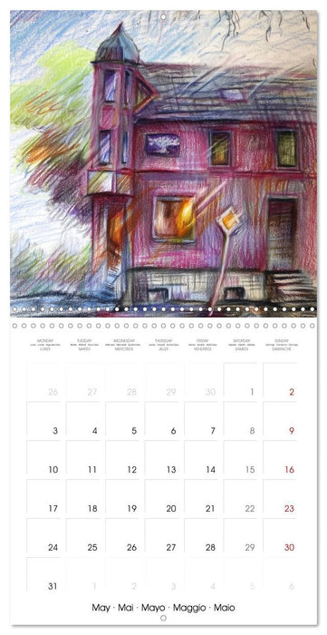 Lieux merveilleux (CALVENDO Calendrier mensuel 2027)
