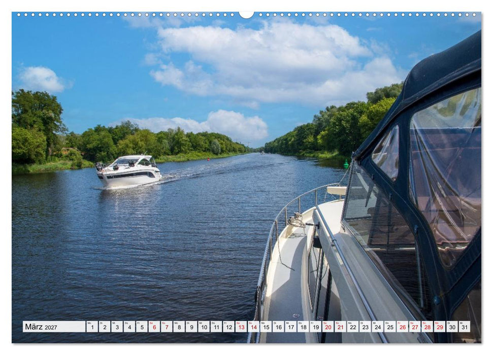Bootscharter nach Berlin (CALVENDO Premium Wandkalender 2027)