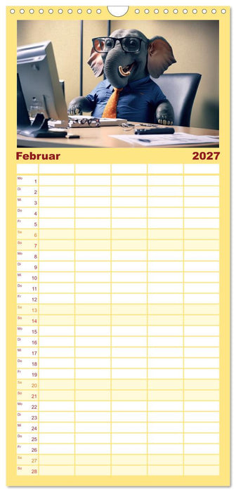 Endlich erfolgreich geschieden (CALVENDO Familienplaner 2027)