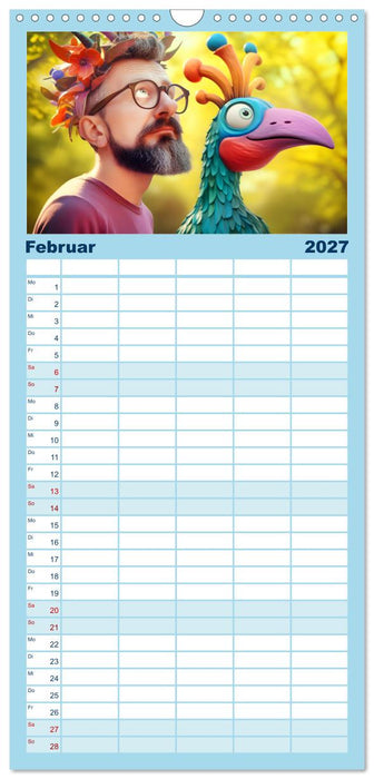 Witzige Weisheiten für Kinder (CALVENDO Familienplaner 2027)