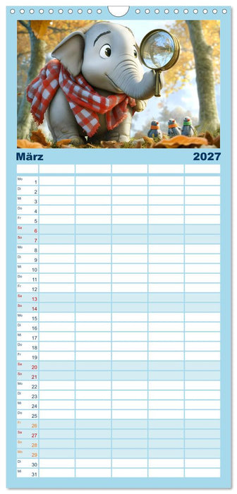 Witzige Weisheiten für Kinder (CALVENDO Familienplaner 2027)