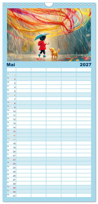 Witzige Weisheiten für Kinder (CALVENDO Familienplaner 2027)
