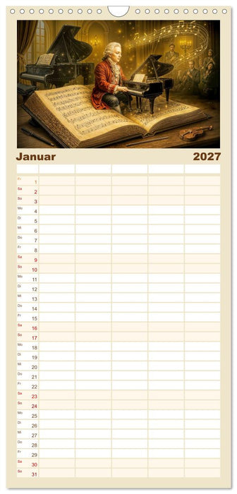 Magische Welt der Bücher - Fantastische Abenteuer zwischen den Seiten (CALVENDO Familienplaner 2027)