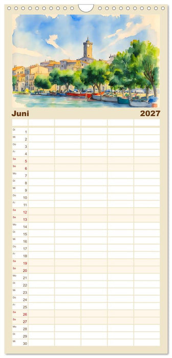 Idylle im Latium (CALVENDO Familienplaner 2027)