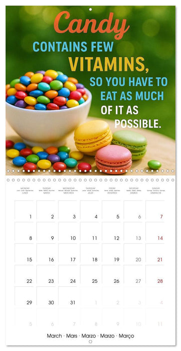 Sweets, I love you (CALVENDO Monthly Calendar 2027)