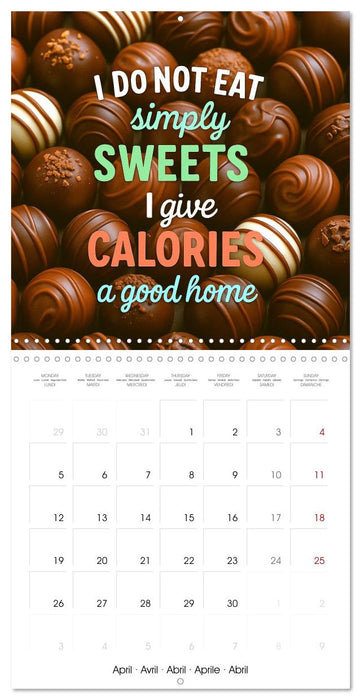 Sweets, I love you (CALVENDO Monthly Calendar 2027)