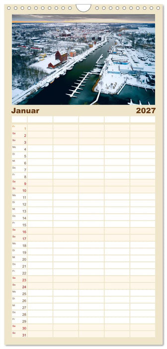 Vorpommern im Fokus (CALVENDO Familienplaner 2027)