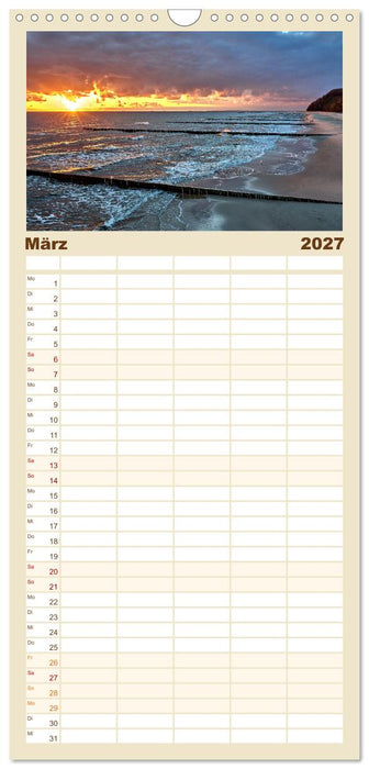 Vorpommern im Fokus (CALVENDO Familienplaner 2027)