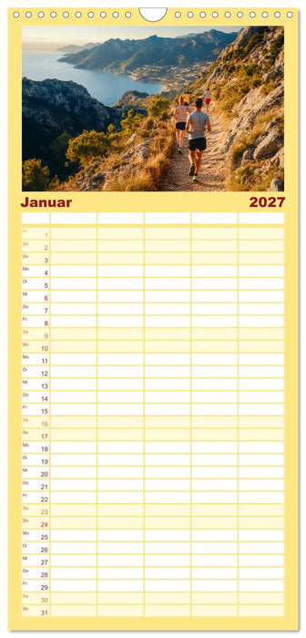 Trailrunning Power (CALVENDO Familienplaner 2027)