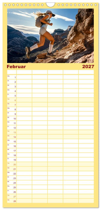 Trailrunning Power (CALVENDO Familienplaner 2027)