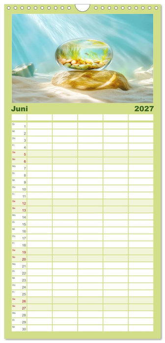 Meditativ und fantasievoll (CALVENDO Familienplaner 2027)