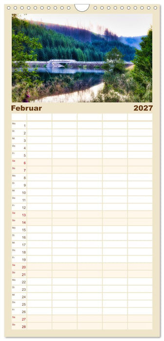 Die Schönheit des Thüringer Waldes (CALVENDO Familienplaner 2027)