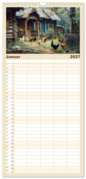 Reise mit der ostslawischen Seele (CALVENDO Familienplaner 2027)