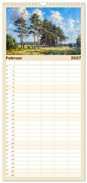 Reise mit der ostslawischen Seele (CALVENDO Familienplaner 2027)