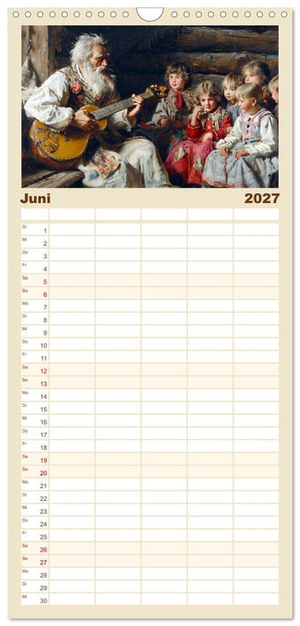 Reise mit der ostslawischen Seele (CALVENDO Familienplaner 2027)