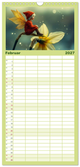 Niedliche Naturwesen (CALVENDO Familienplaner 2027)