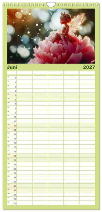 Niedliche Naturwesen (CALVENDO Familienplaner 2027)