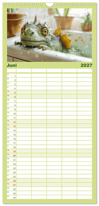 Wie wäre es mit einem Dinosaurier als Haustier? (CALVENDO Familienplaner 2027)