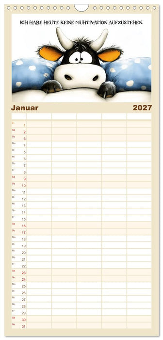 Kuhle Sprüche (CALVENDO Familienplaner 2027)