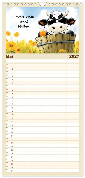 Kuhle Sprüche (CALVENDO Familienplaner 2027)