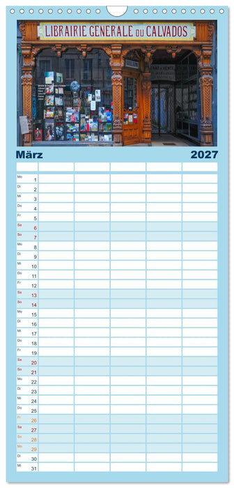 Hereinspaziert – Ladenfronten in Frankreich (CALVENDO Familienplaner 2027)