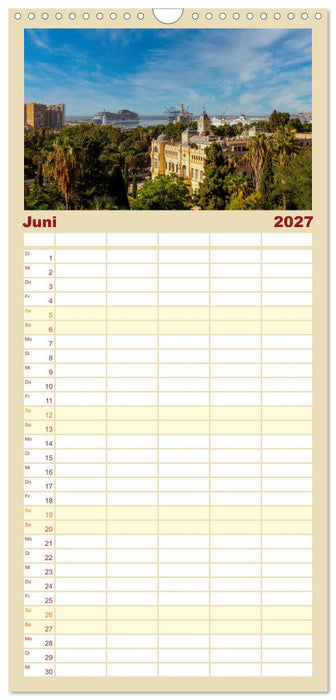 Andalucía - Buenos Días (CALVENDO Familienplaner 2027)