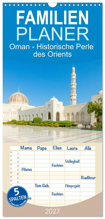 Oman - Historische Perle des Orients (CALVENDO Familienplaner 2027)
