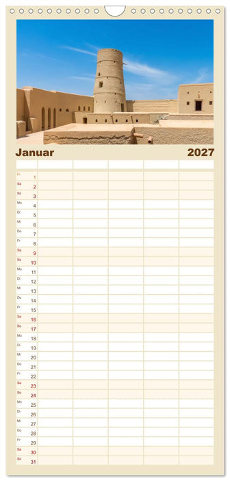 Oman - Historische Perle des Orients (CALVENDO Familienplaner 2027)