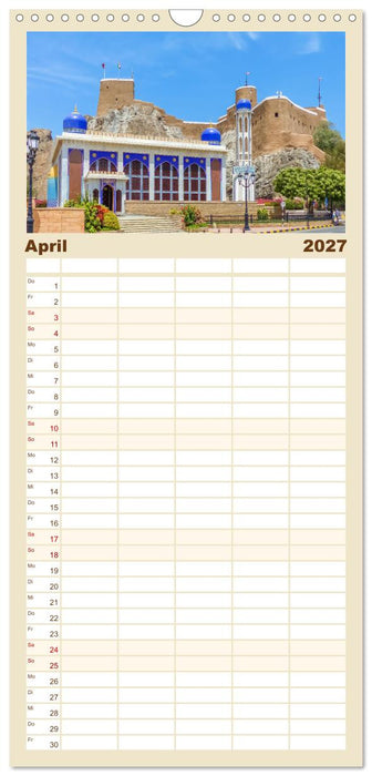 Oman - Historische Perle des Orients (CALVENDO Familienplaner 2027)