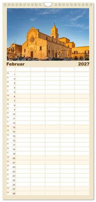 Italiens Welterbe Matera (CALVENDO Familienplaner 2027)