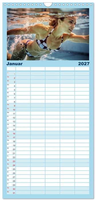 Kühlendes Nass (CALVENDO Familienplaner 2027)