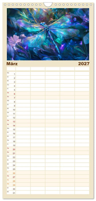 Art Nouveau trifft Märchenwelt (CALVENDO Familienplaner 2027)