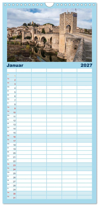 Península Ibérica (CALVENDO Familienplaner 2027)