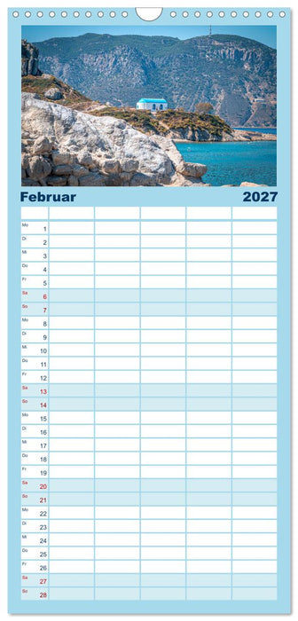 Insel Kos in Griechenland (CALVENDO Familienplaner 2027)