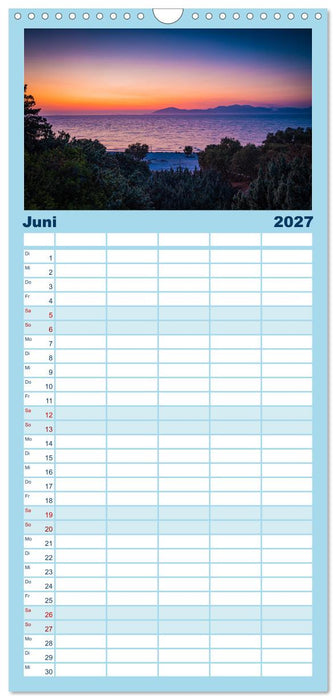 Insel Kos in Griechenland (CALVENDO Familienplaner 2027)