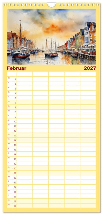 Norddeutsches Wattenmeer (CALVENDO Familienplaner 2027)