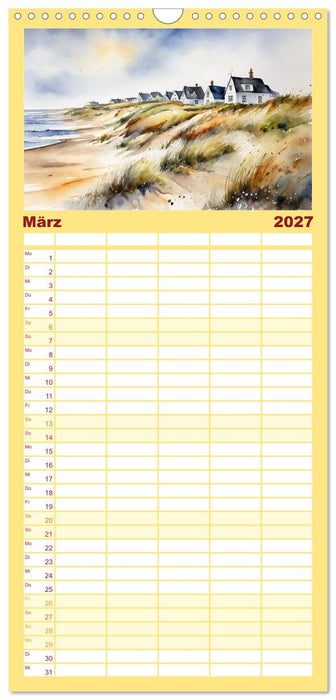 Norddeutsches Wattenmeer (CALVENDO Familienplaner 2027)