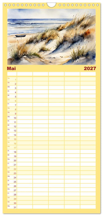 Norddeutsches Wattenmeer (CALVENDO Familienplaner 2027)