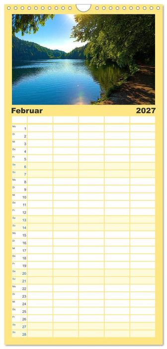 Bayern - Idylle zwischen Allgäu und Bayerischen Alpen (CALVENDO Familienplaner 2027)