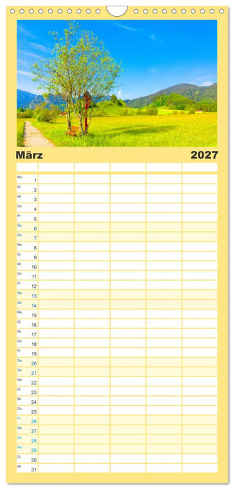 Bayern - Idylle zwischen Allgäu und Bayerischen Alpen (CALVENDO Familienplaner 2027)