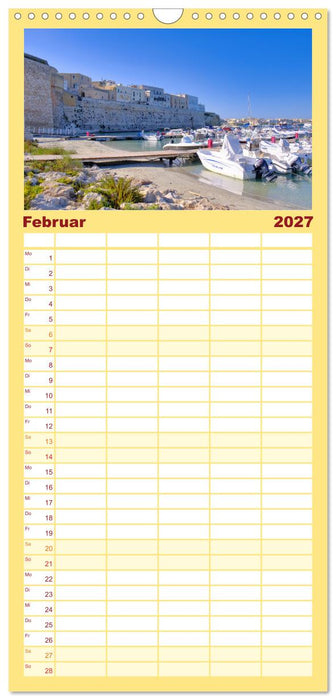 Faszinierendes Apulien (CALVENDO Familienplaner 2027)