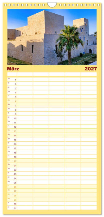 Faszinierendes Apulien (CALVENDO Familienplaner 2027)