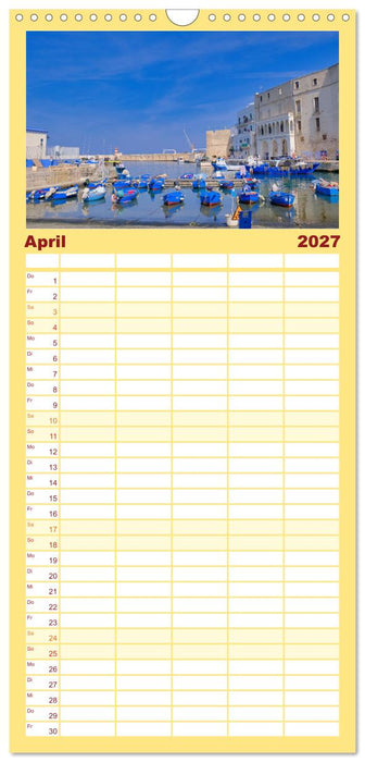 Faszinierendes Apulien (CALVENDO Familienplaner 2027)