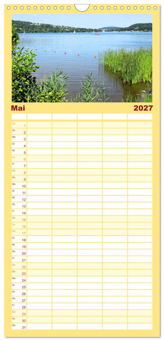 Erholung am See - Die schönsten Seen in Deutschland (CALVENDO Familienplaner 2027)